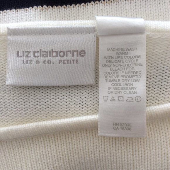 Liz Claiborne Short Sleeve Sweater - Medium Petite - Picture 6 of 6